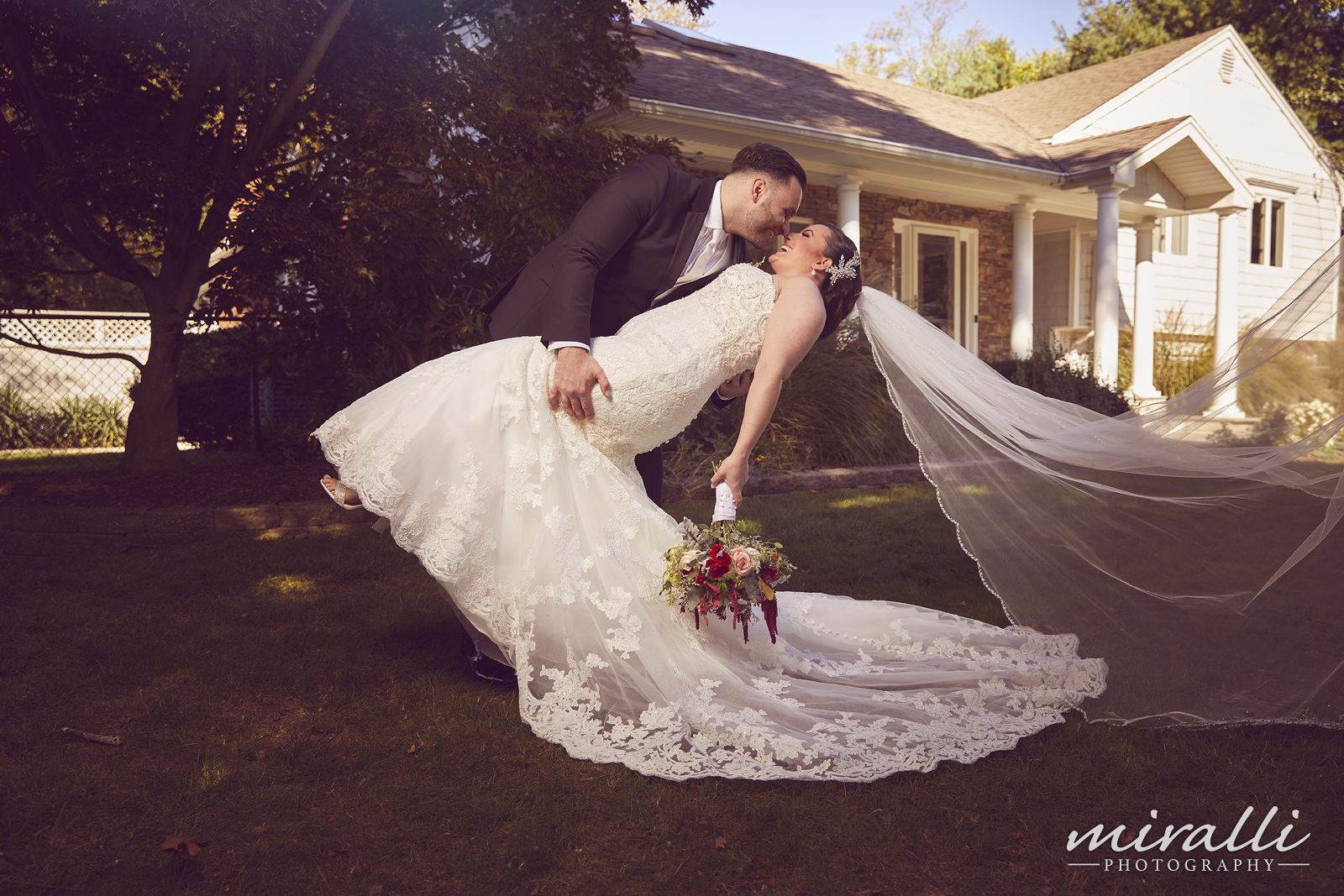Backyard Wedding Photos by Miralli Photography